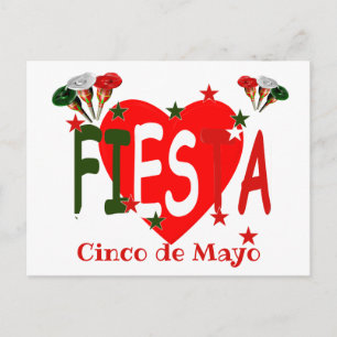 Carte Postale Cinco de mayo, fiesta mexicaine