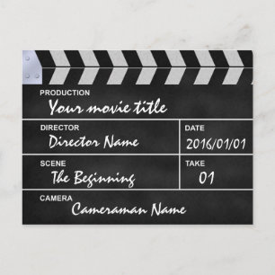 Carte Postale cinéma à clapet