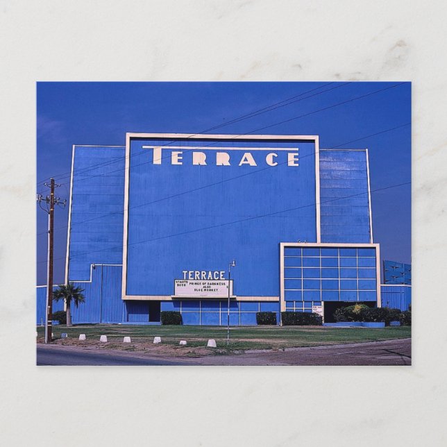 Carte Postale Cinéma en plein air Terrace Drive-In, Bakersfield, (Devant)