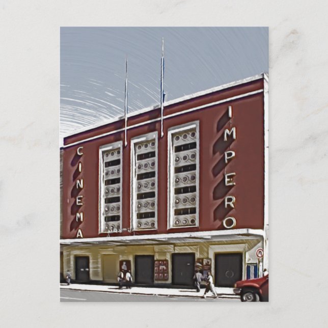 Carte Postale Cinéma Impero, Asmara (Devant)