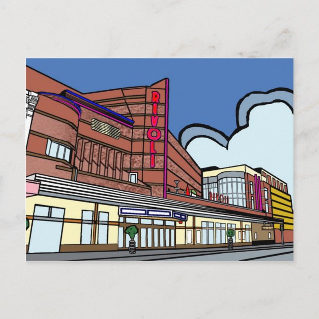 Carte Postale Cinéma Rivoli, Camberwell (Devant)