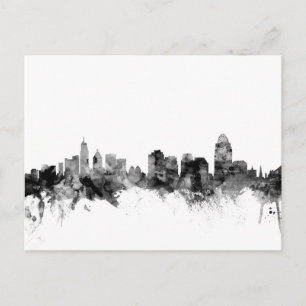 Carte Postale Cinnati Ohio Skyline