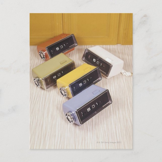 Carte Postale Cinq horloges (Devant)