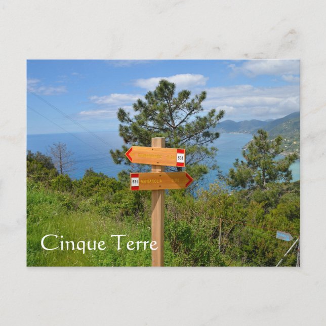 Carte Postale Cinque Terre, Italie (Devant)