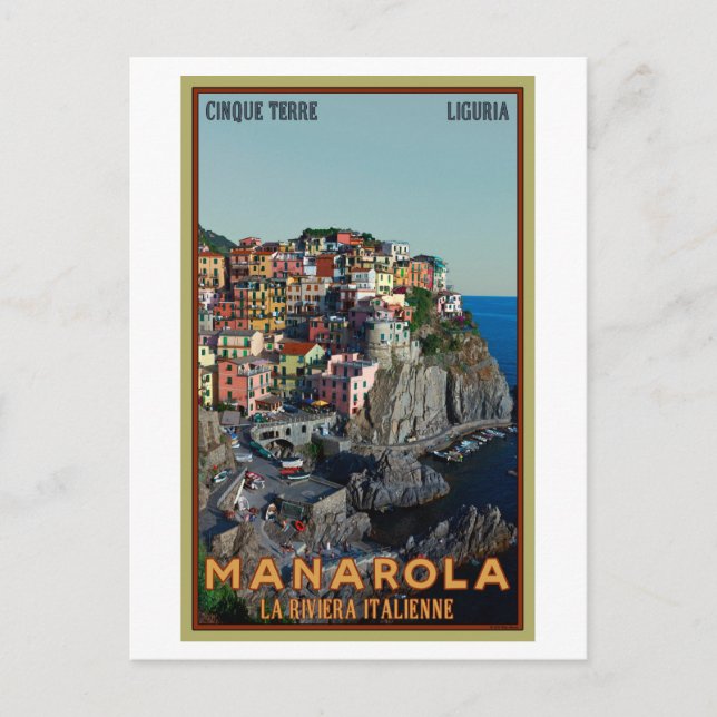 Carte Postale Cinque Terre - Manarola (Devant)