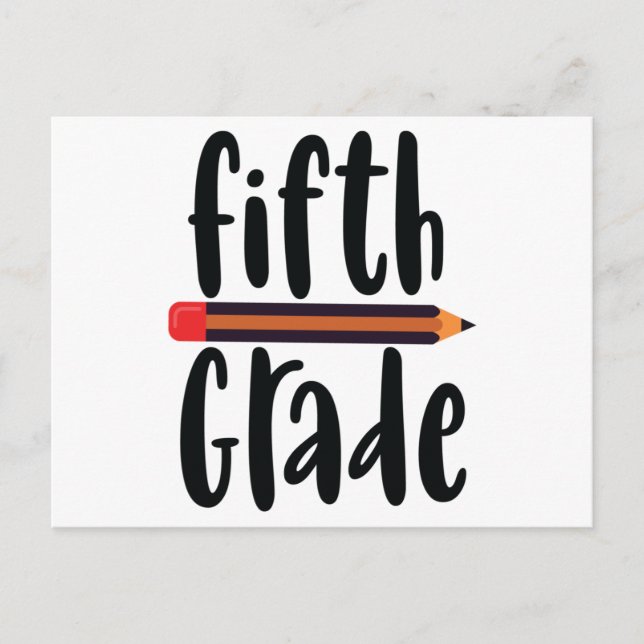 Carte Postale Cinquième année (Devant)