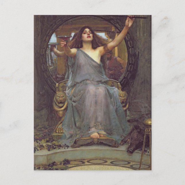 Carte Postale Circe Offering the Cup John William Waterhouse (Devant)