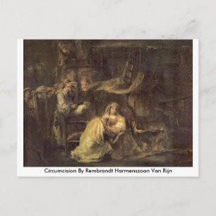 Carte Postale Circoncision De Rembrandt Harmenszoon Van Rijn