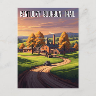 Carte Postale Circuit de voyage au Kentucky Bourbon