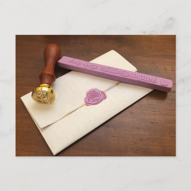 Carte Postale Cire de scellage (Devant)