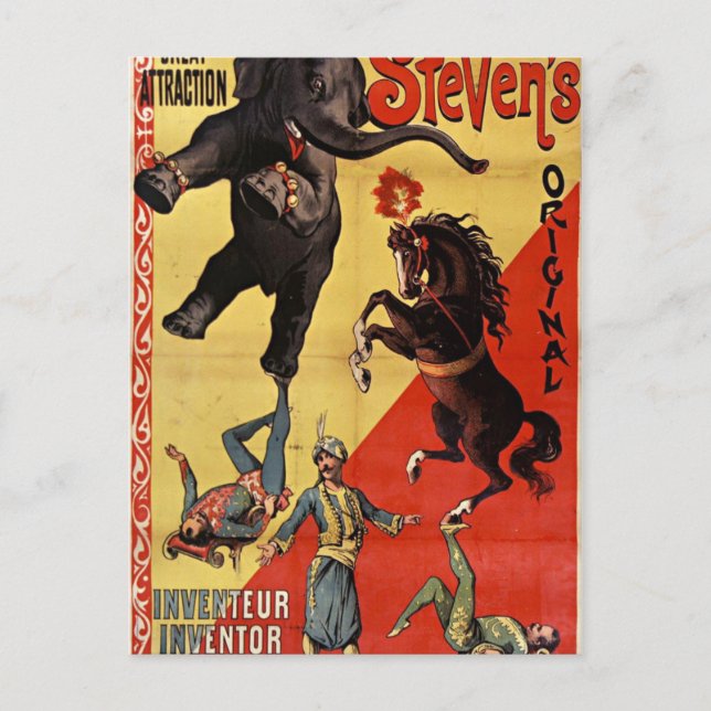 carte postale cirque antique (Devant)