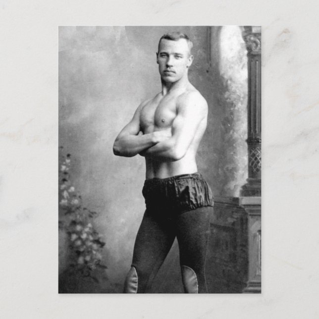 Carte Postale Cirque Beefcake 1898 (Devant)
