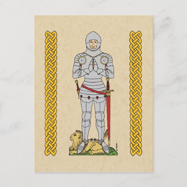 Carte Postale Cirque du Chevalier Médiéval Anglais 1430 (Devant)