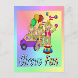 Carte Postale Cirque Fun