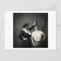 Cirque vintage Sideshow Sword Swallower Freak