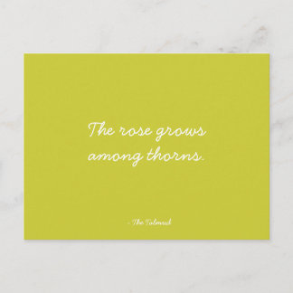 Carte postale citable - Défis