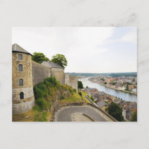 Carte Postale citadelle à Namur, Belgique