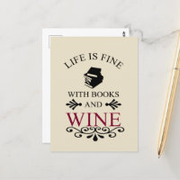 citation amusante pour amateur de livres et de vin