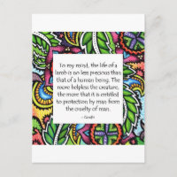 Citation animale de Gandhi