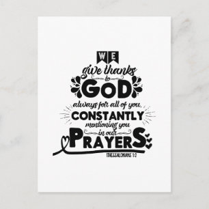 Carte Postale Citation Biblique