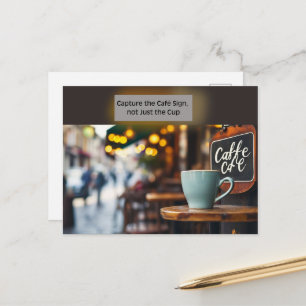 Carte postale citation Café Artistique