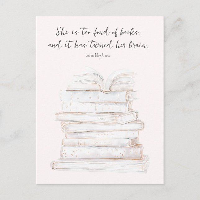Carte Postale Citation d'amour pour les petites femmes (Devant)