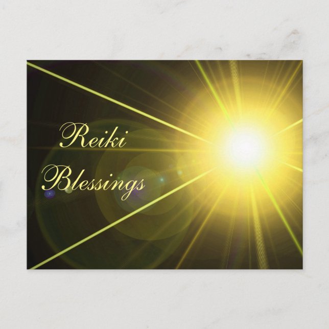Carte Postale Citation de 'Bénédictions de Reiki' (Devant)
