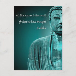 Carte Postale Citation de Bouddha Zen Inspirational Spirituel