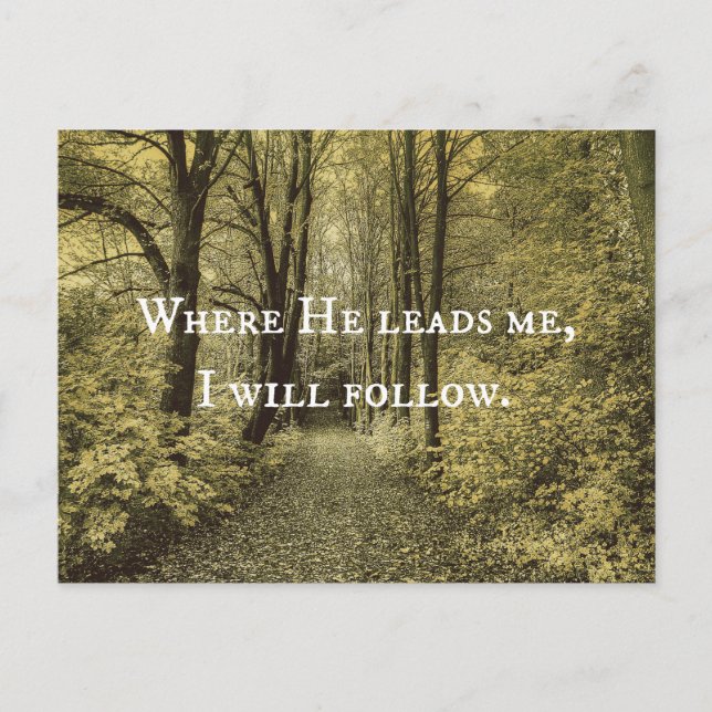 Carte Postale Citation de Christian (Devant)