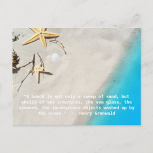 Carte Postale Citation de Henry Grunwald Beach