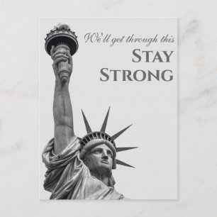 Carte Postale Citation de la Statue de la Liberté de New York Re