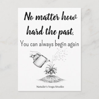 Carte Postale Citation de motivation Réussite Santé mentale