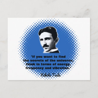 Carte Postale Citation De Nikola Tesla T-Shirt