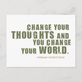 Carte Postale Citation de Norman Vincent Peale
