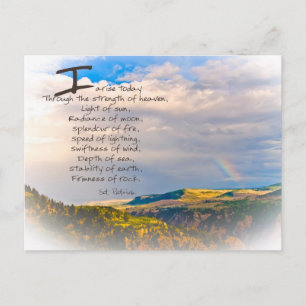Carte Postale Citation de Saint Patrick - Force du Ciel