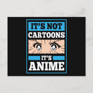 Carte Postale Citation drôle d'Anime   Ce ne sont pas des dessin