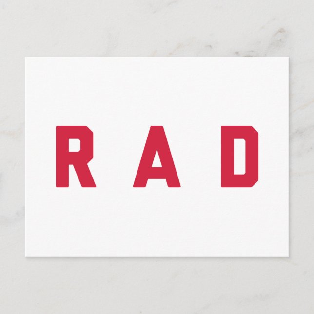 Carte Postale Citation drôle de rad (Devant)