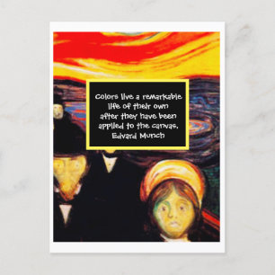 Carte Postale Citation Expressionniste De Peinture D'Art  