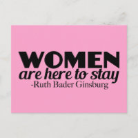 Citation féministe de Ruth Bader Ginsburg