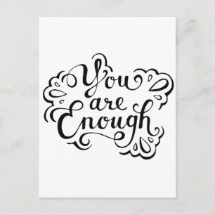 Carte Postale Citation Inspirationnelle simple