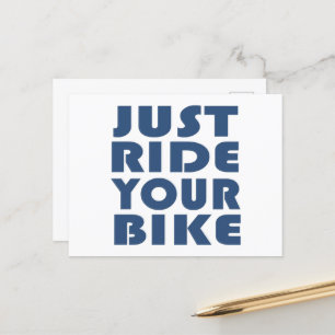 Carte Postale Citation motivation VTT
