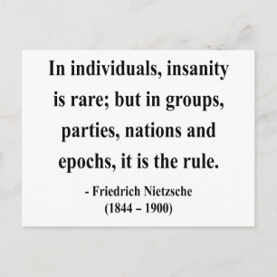 Carte Postale Citation Nietzsche 3a