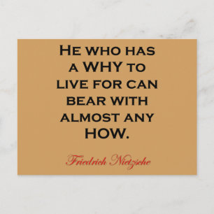 Carte Postale Citation Nietzsche - Oear Any Comment