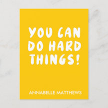 Citation positive inspirante jaune