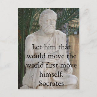 Carte Postale Citation Socrates Inspirationnelle