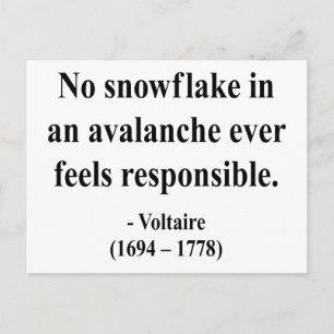 Carte Postale Citation Voltaire 6a
