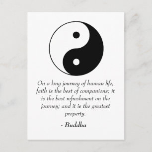 Carte Postale Citations célèbres de Bouddha - Pouvoir de la Foi