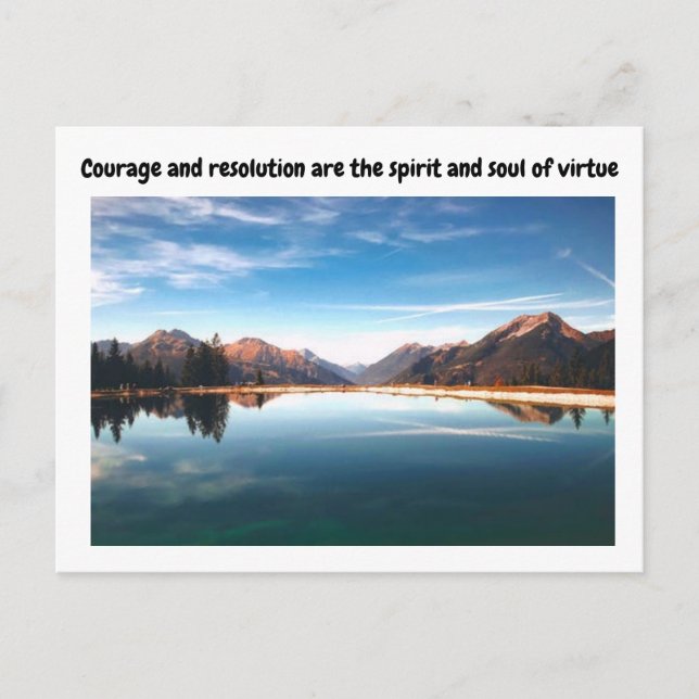 Carte Postale Citations d'anticipation du PAYSAGE (Devant)
