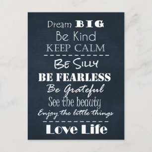 Carte Postale Citations d'attitude positive