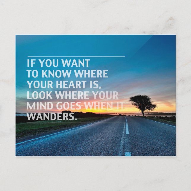 Carte Postale Citations inspirantes et motivantes (Devant)